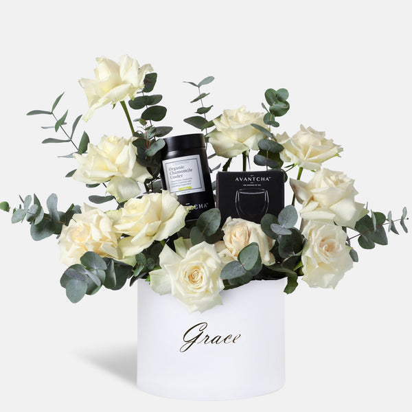 Avantcha Hamper (Chamomile Tea & Glass)