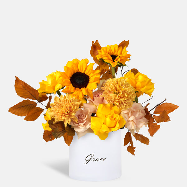 Marigold in Box - Grace Flowers