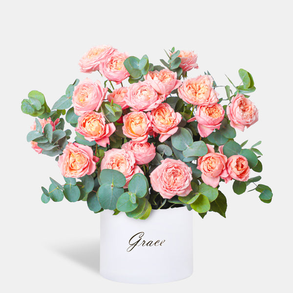 Julietta Peach Spray Roses in Box
