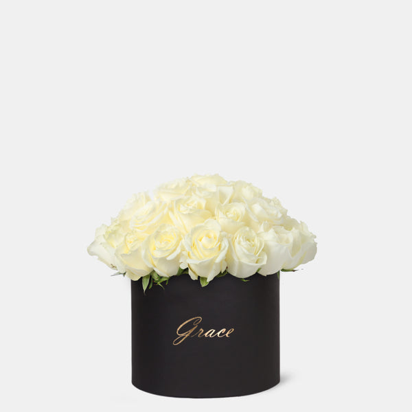 White Roses in Box