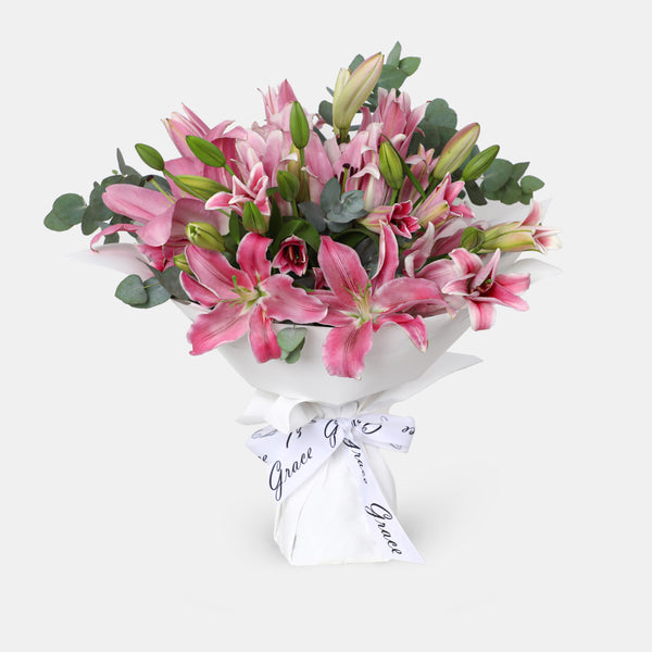 Pink Lilies Bouquet