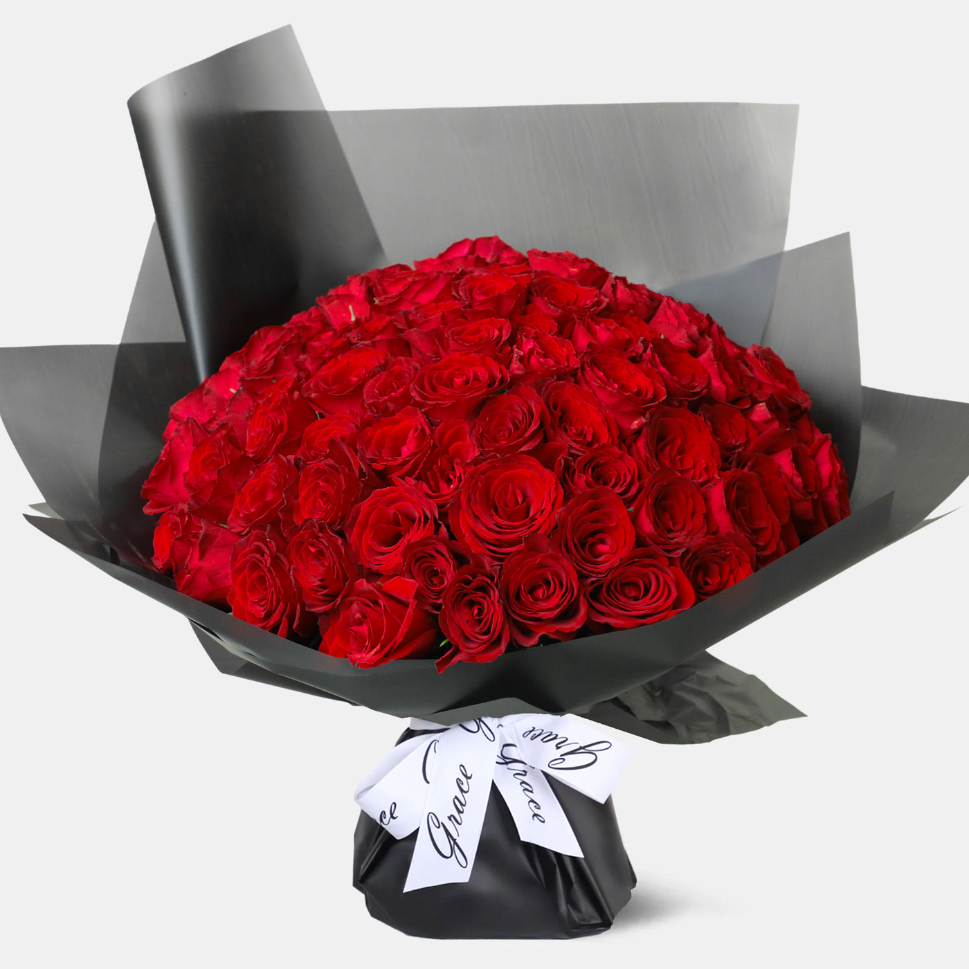 100/101 Red Roses Bouquet