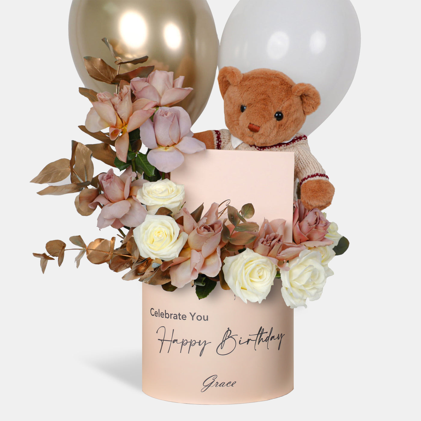 Joyful Birthday (Teddy bear & Grace Truffles)
