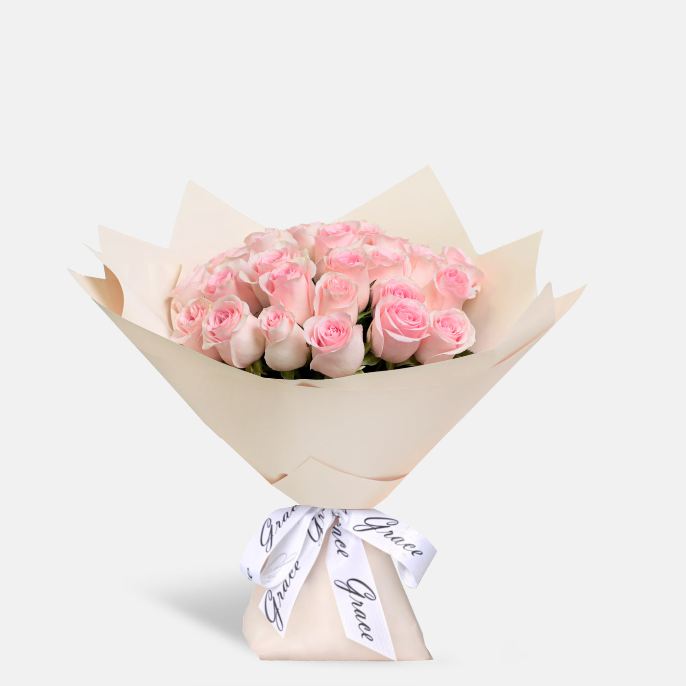 25 Pink Roses Bouquet