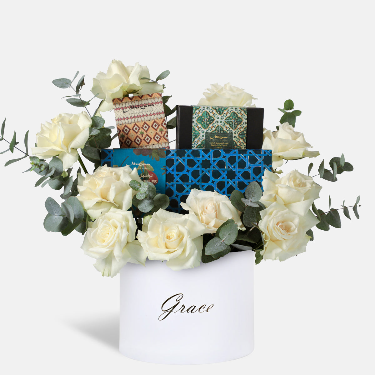 Mirzam Hamper (Bustan Truffle, Choco Bar & Choco Dates)