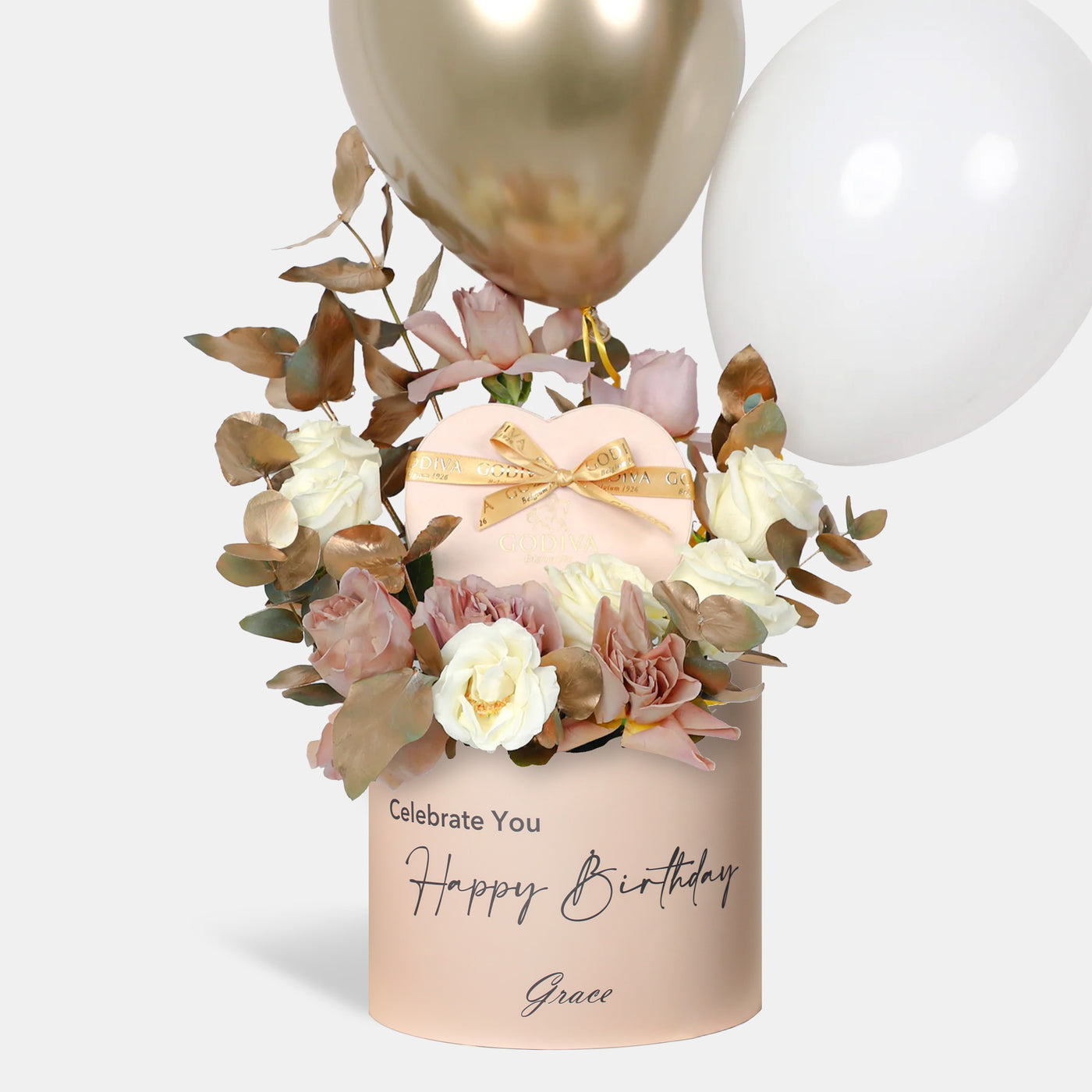 Joyful Birthday - Godiva (Chocolate - Small)
