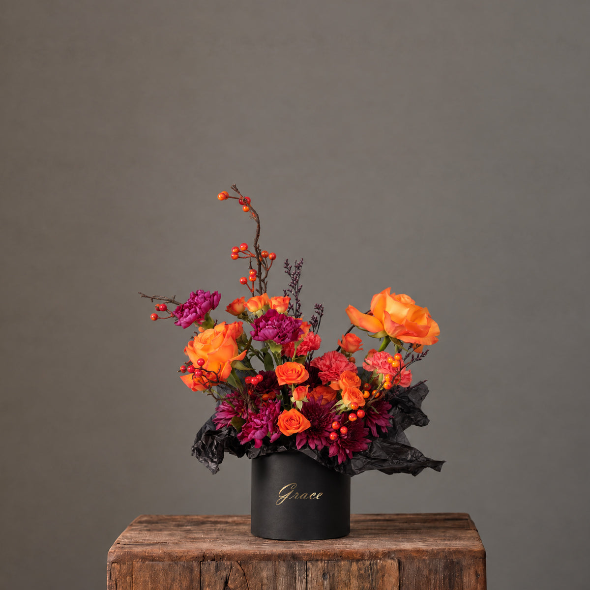 Pumpkin in Box - Grace Flowers
