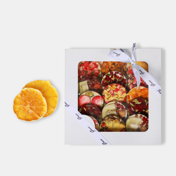 Assorted Mendiant Chocolate with Dried Fruits 15pcs