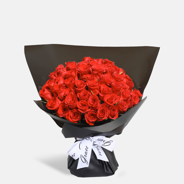 50/51 Red Roses Bouquet