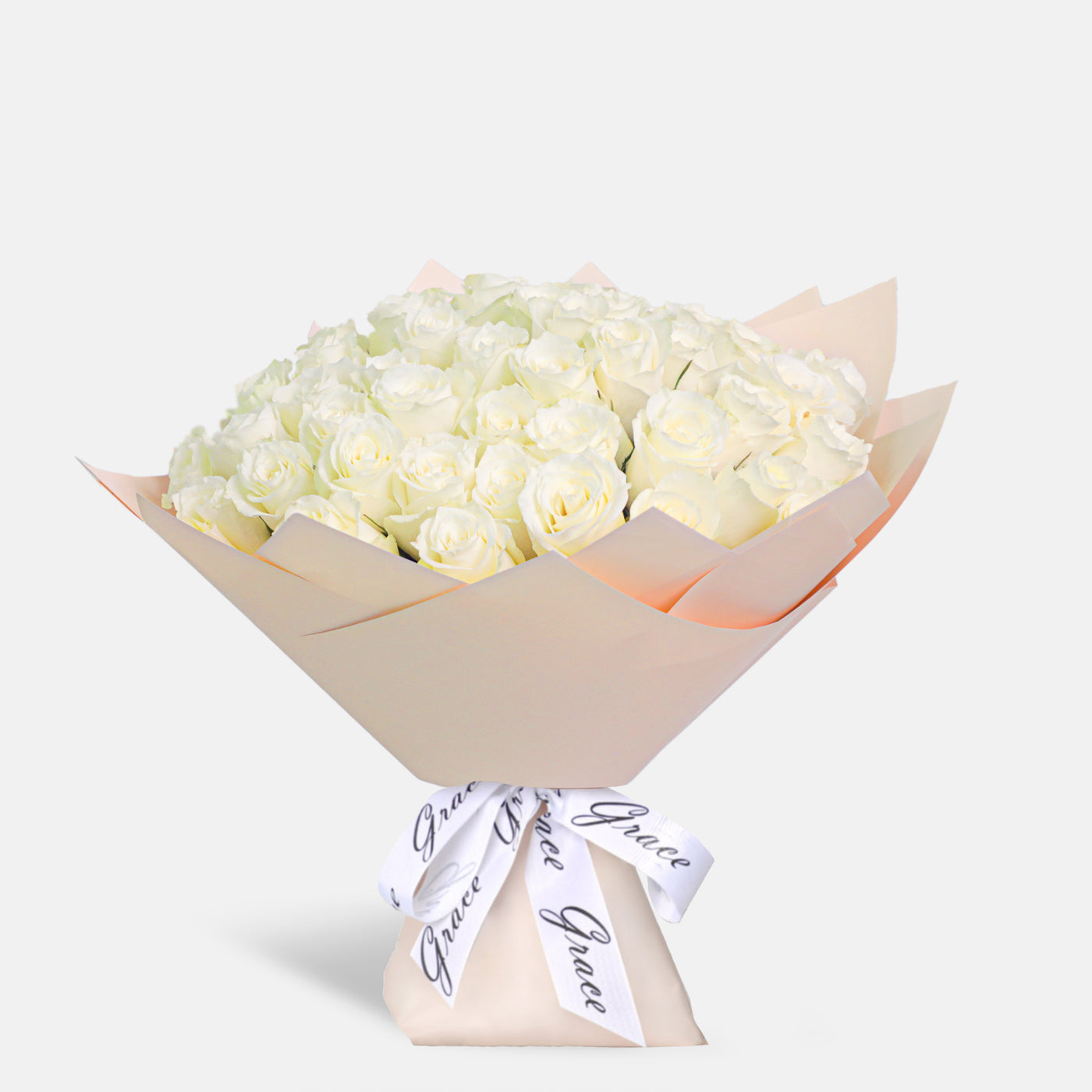 50/51 White Roses Bouquet