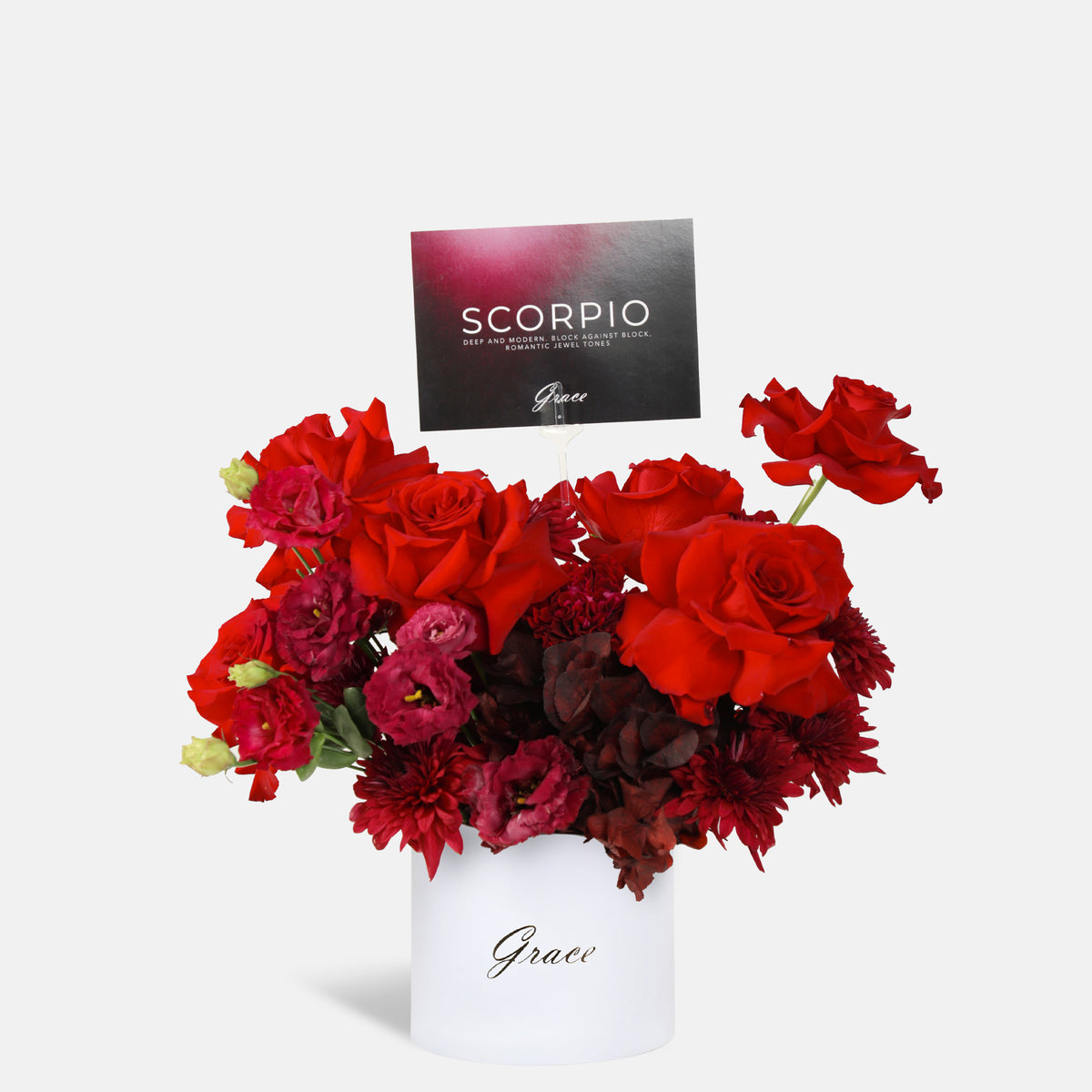 Scorpio - Merlot in Box - Grace Flowers