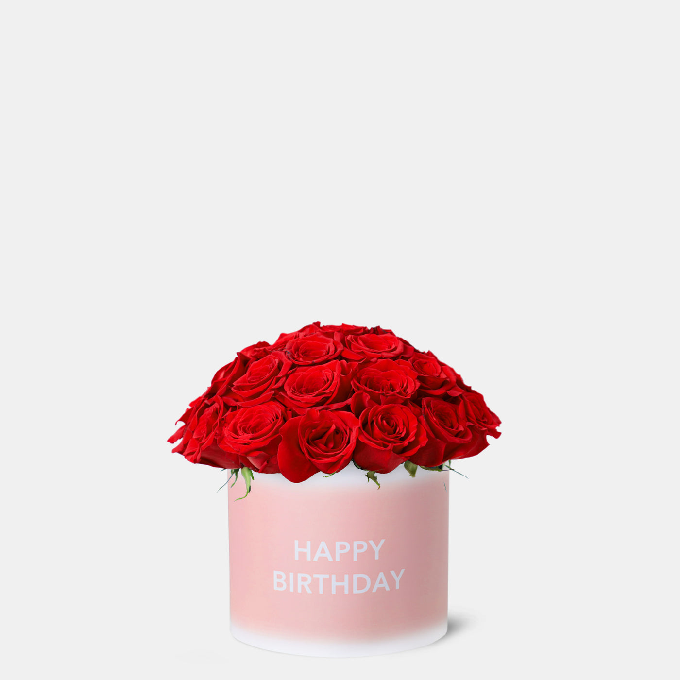 Joyful Birthday Red Roses in Box