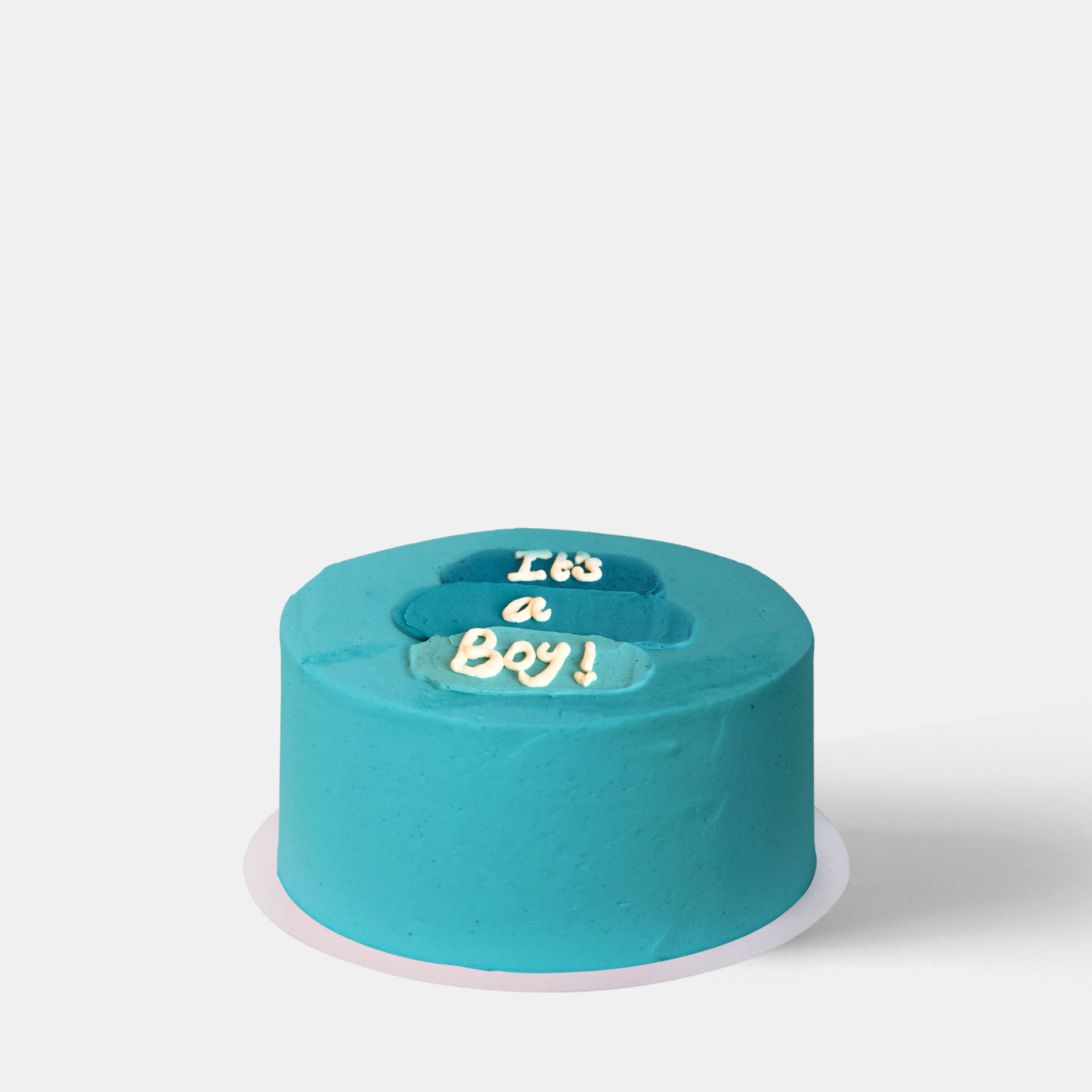 Baby Boy White Roses with Cake