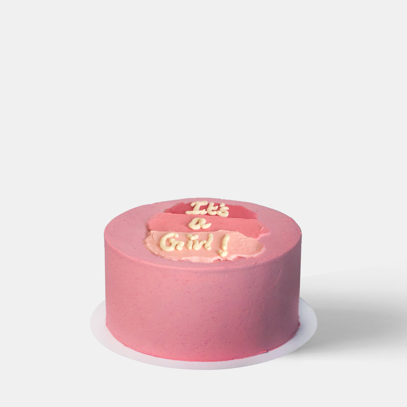Baby Girl Pink Roses with Cake
