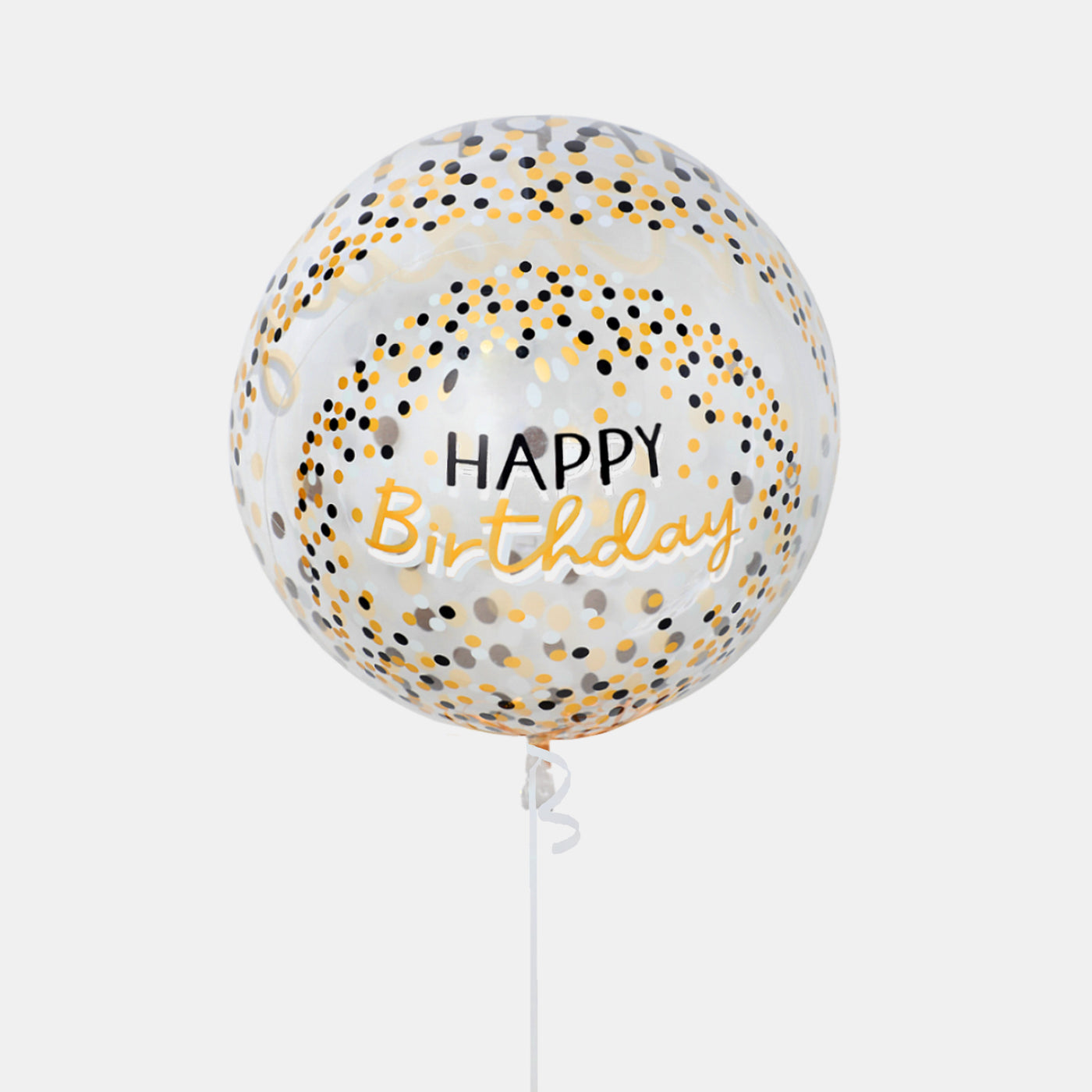 Clear Birthday Balloons