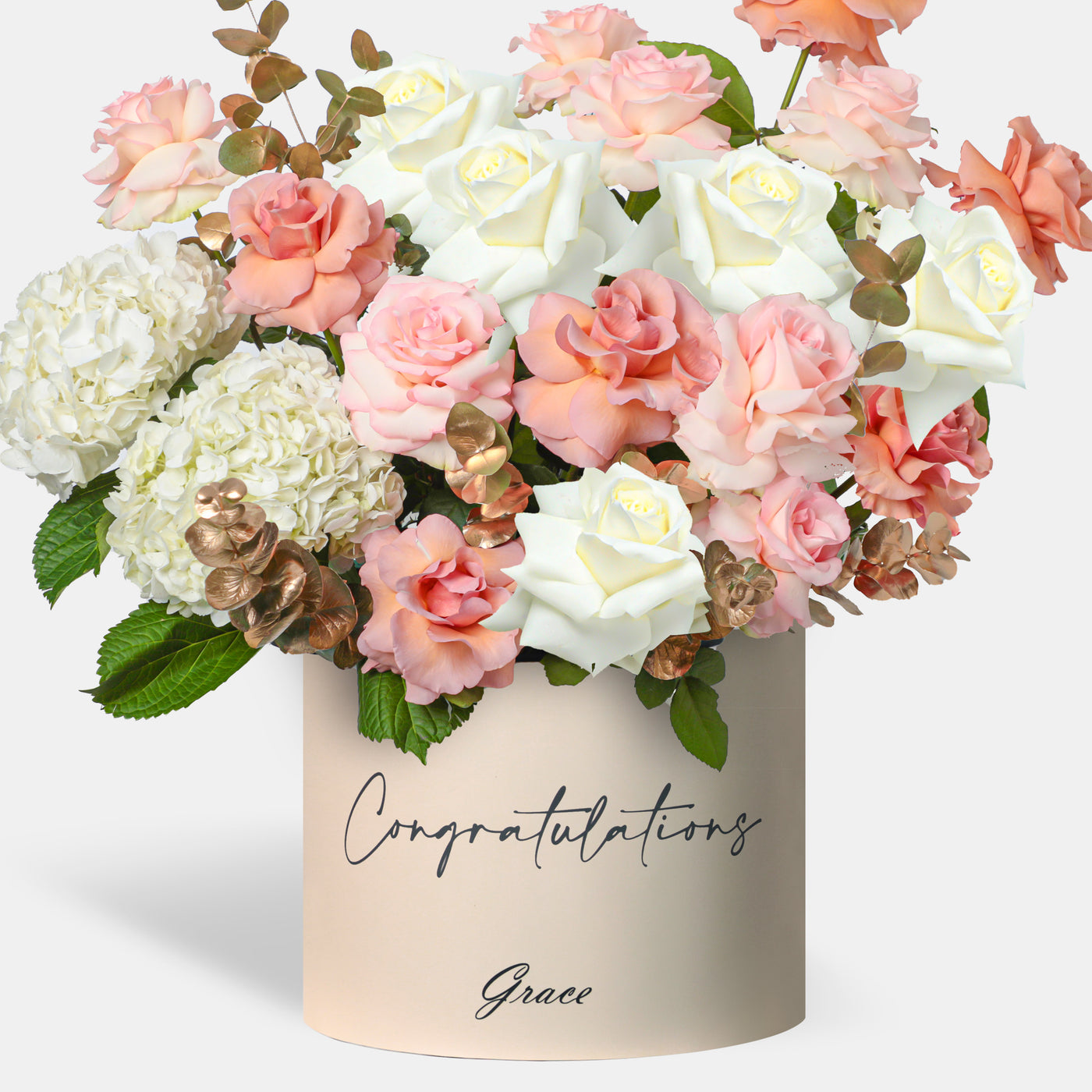 Congratulations Elegant Ivory in Box