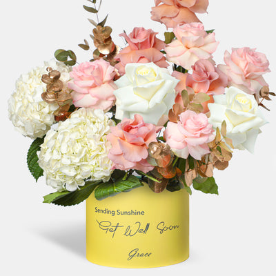 Get well soon Elegant Ivory in Box
