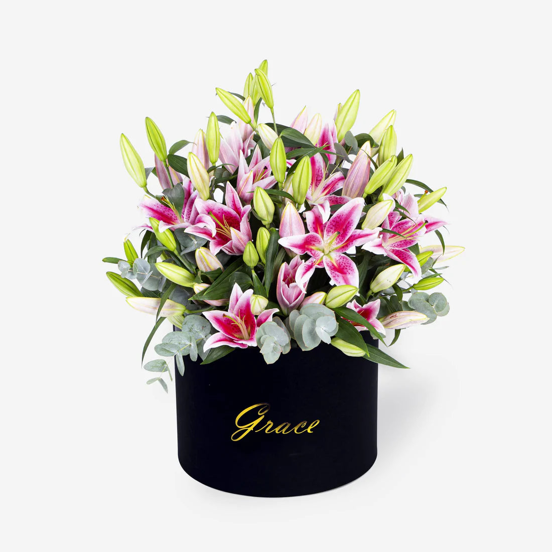 Pink Lilies in Box