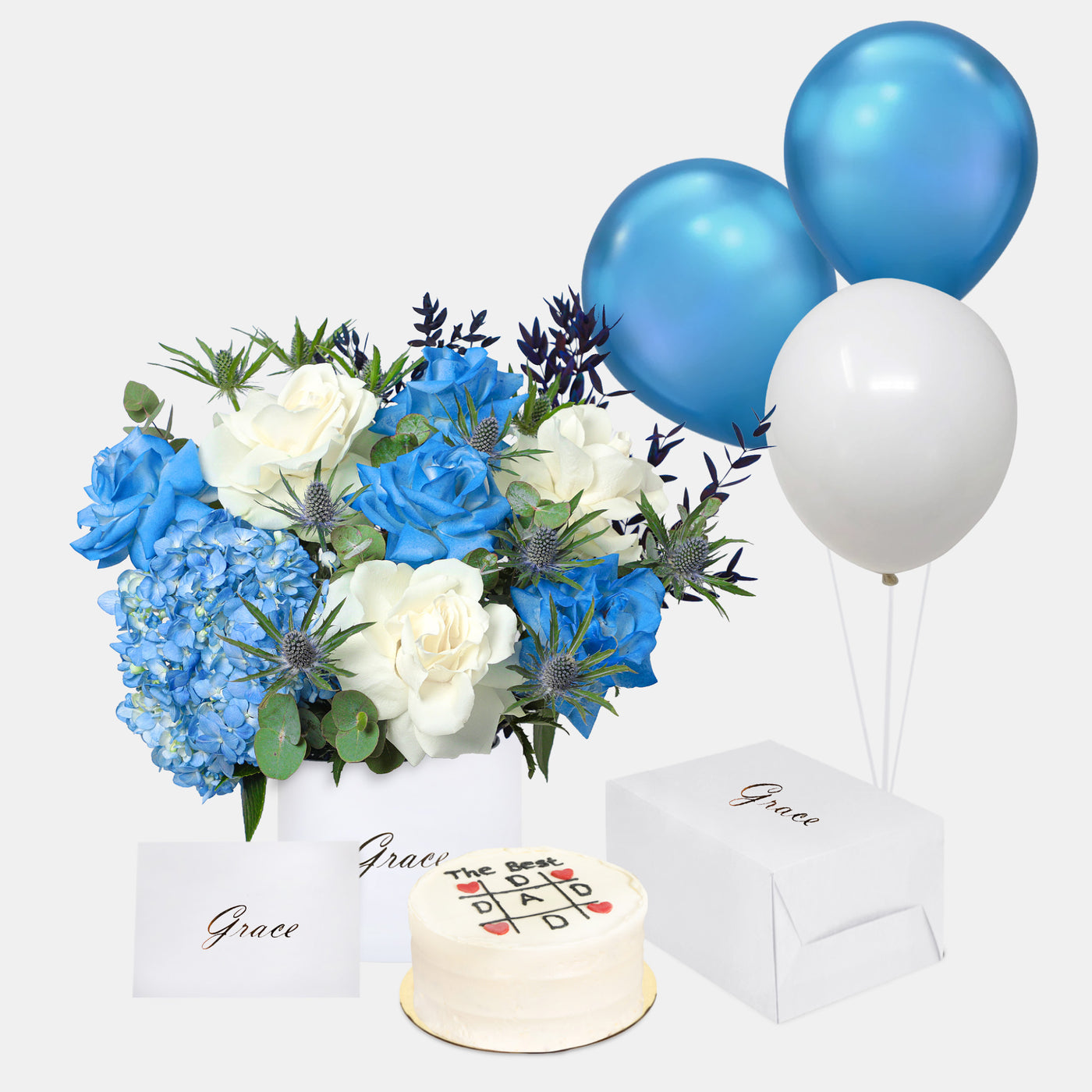 Father's Day Bundle with Cake & Balloons