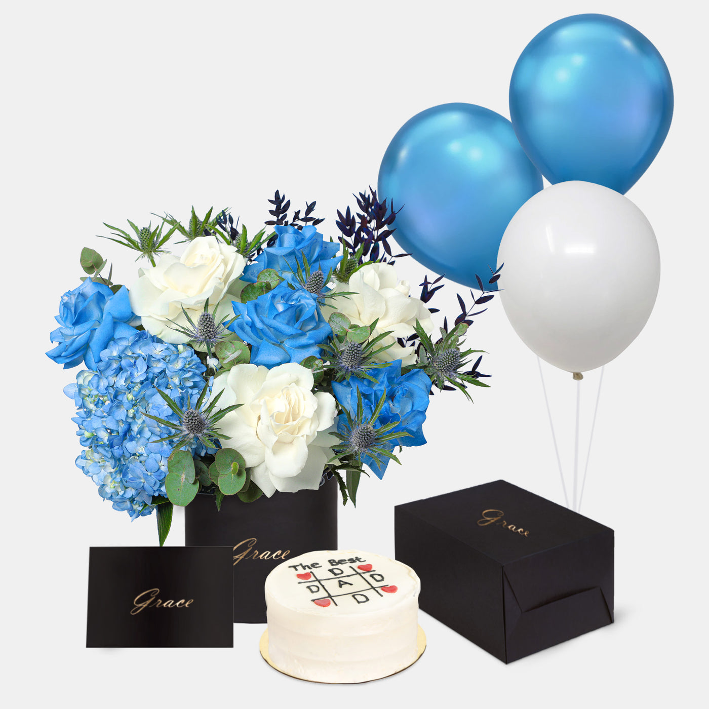 Father's Day Bundle with Cake & Balloons
