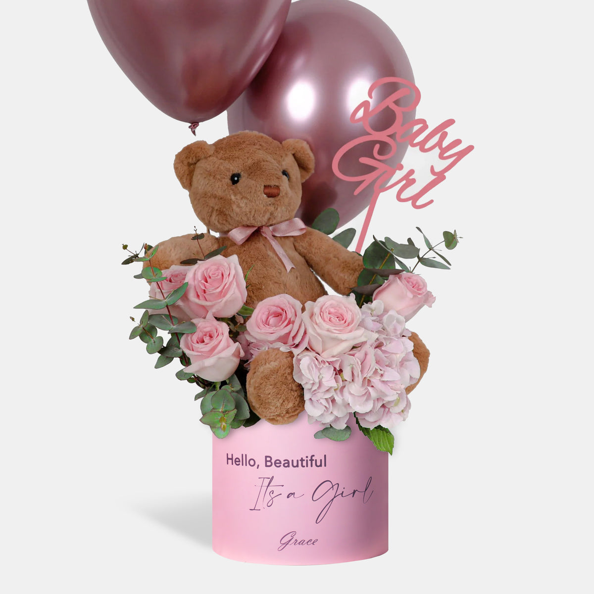 Baby Girl - (Teddy Bear)