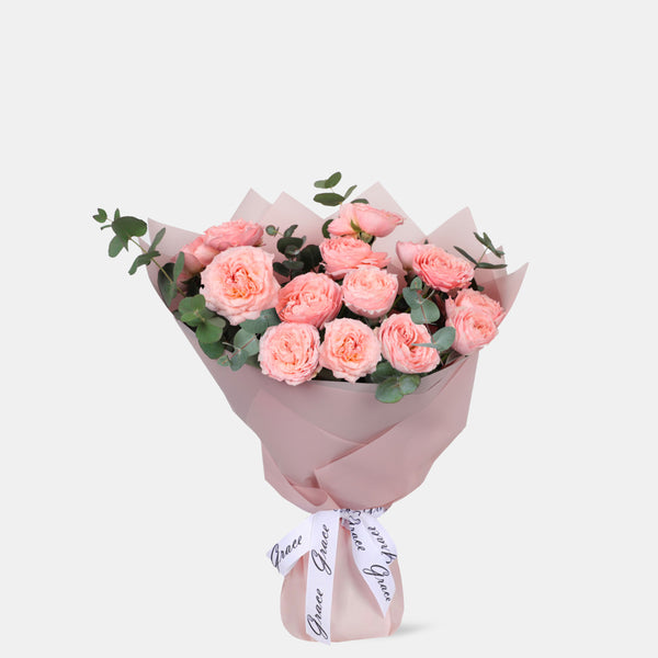 Julietta Peach Spray Roses Bouquet