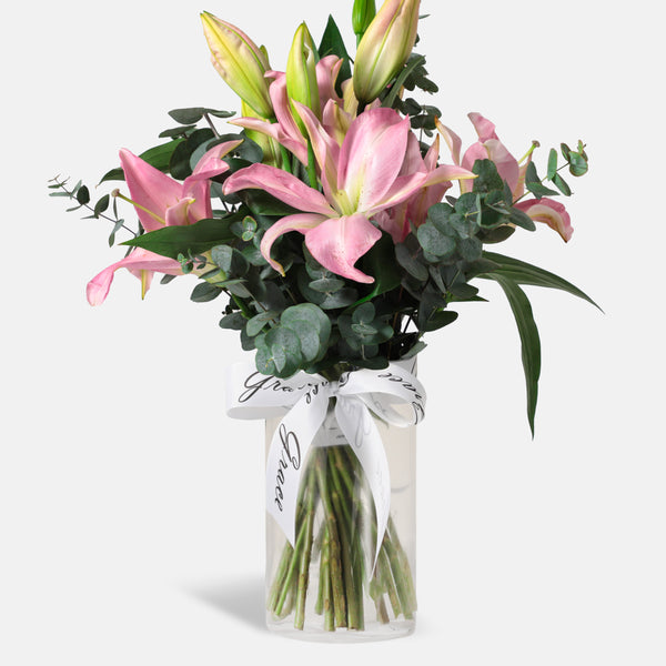 Pink Lily in Vase