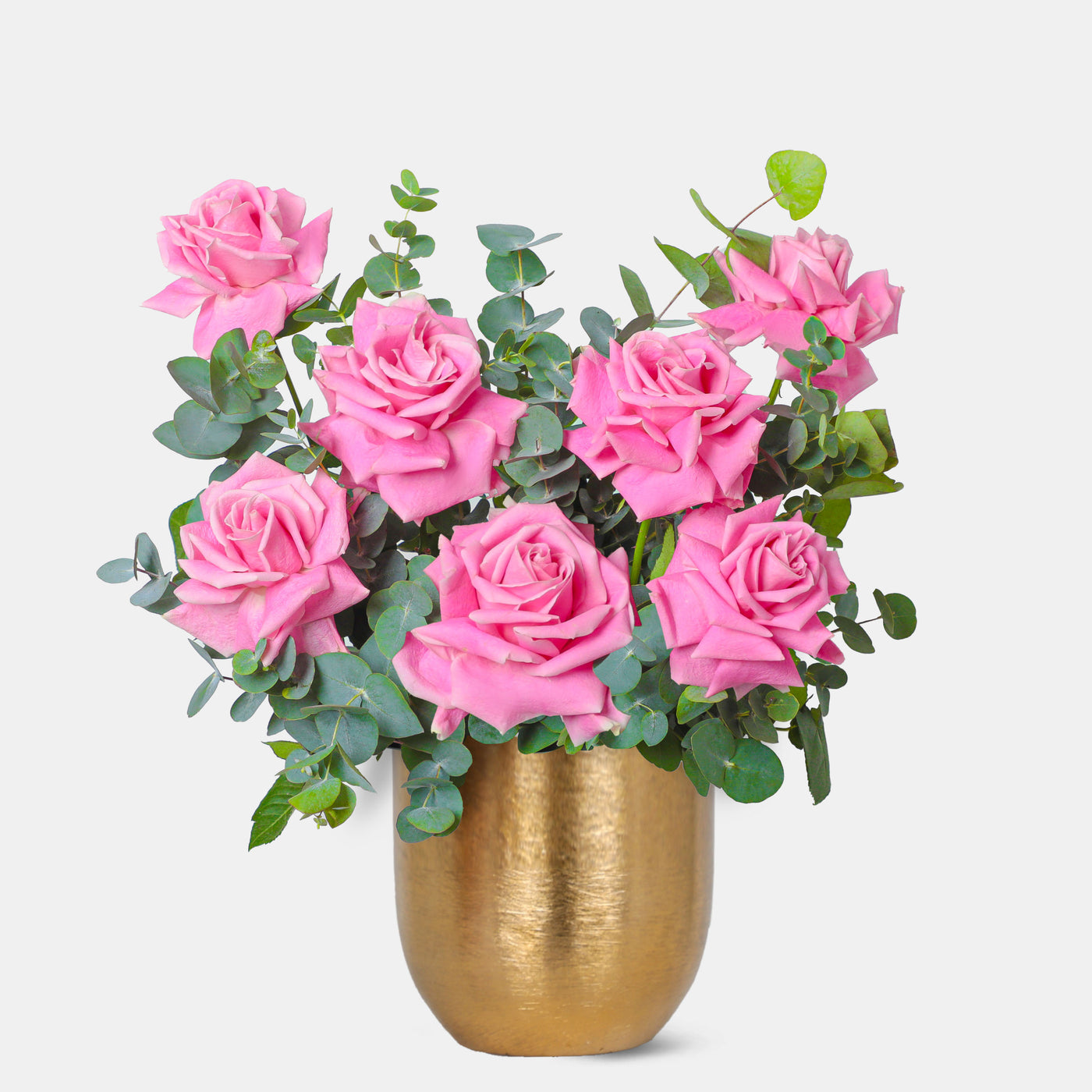 Rosita Vendella Roses in Gold vase