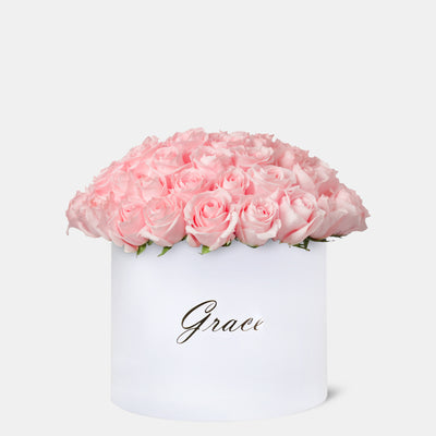 Pink Roses in Box