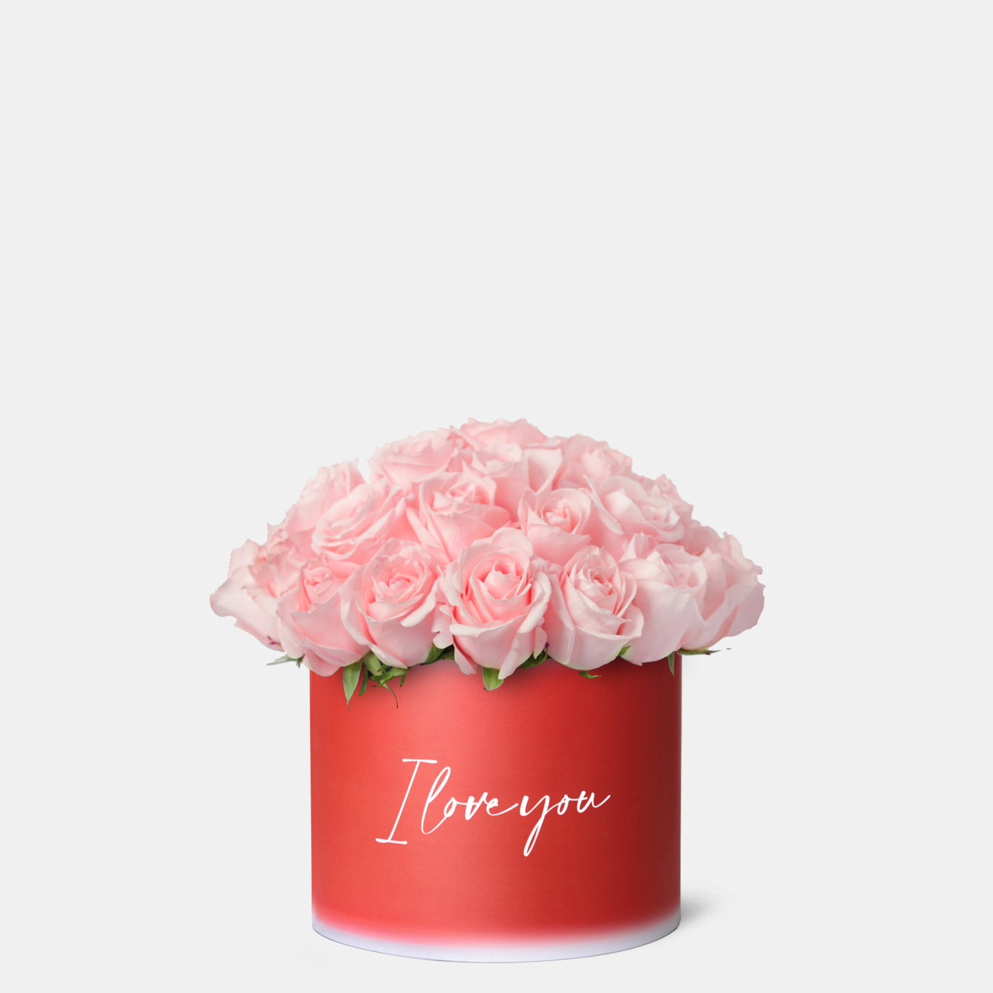 I Love you Pink Roses in box