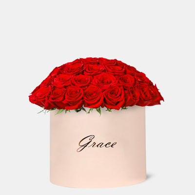 Red Roses in Box - Monumental