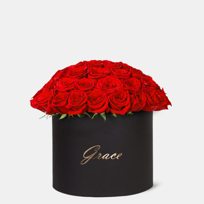 Red Roses in Box - Monumental