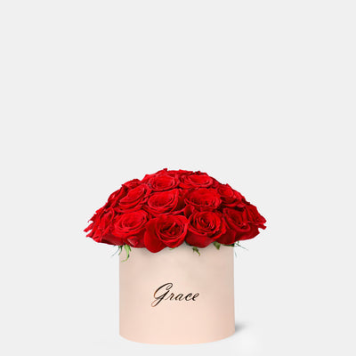 Red Roses in Box - Majestic