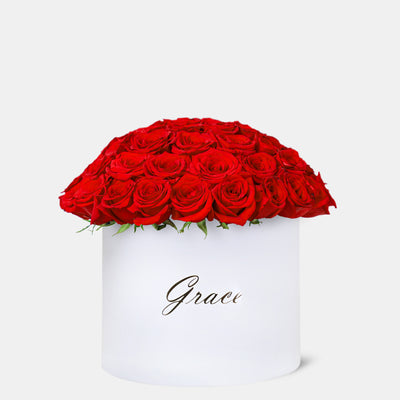 Red Roses in Box