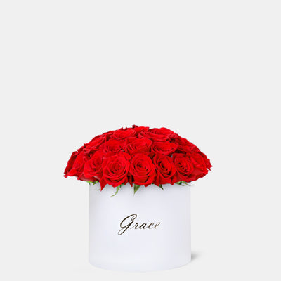 Red Roses in Box