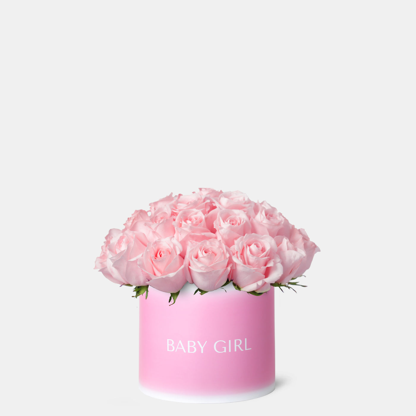 Baby Girl Pink Roses in Box