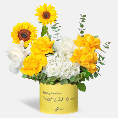 Get Well Soon Sunshine Tribute In Box