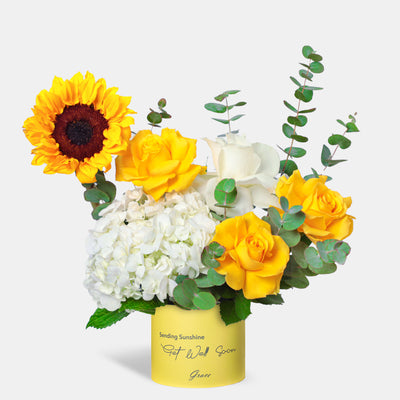 Get Well Soon Sunshine Tribute In Box