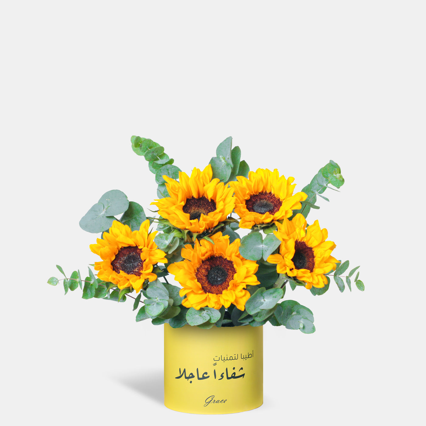 Get Well Soon Sunflower in Box