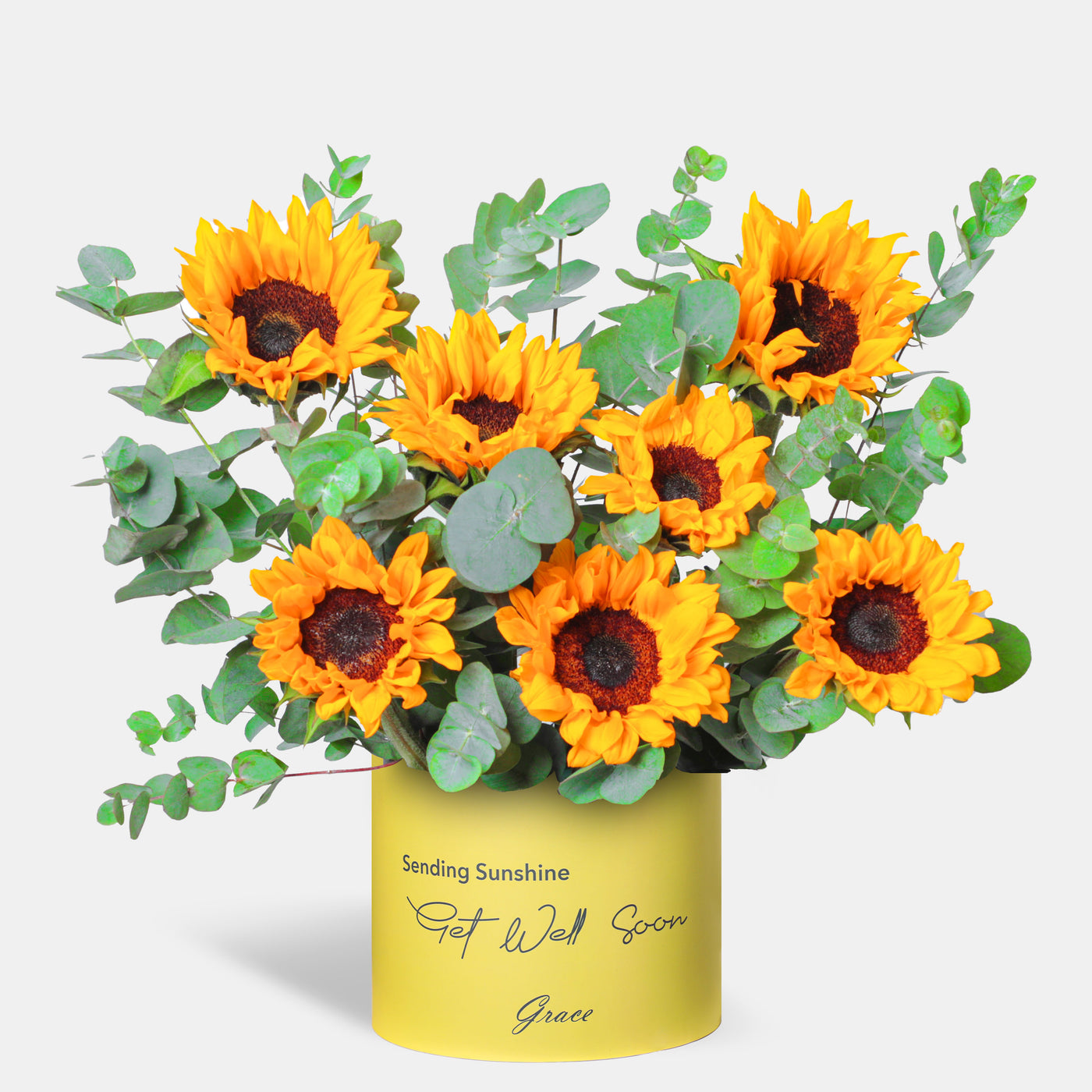 Get Well Soon Sunflower in Box