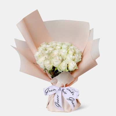 White Roses Bouquet