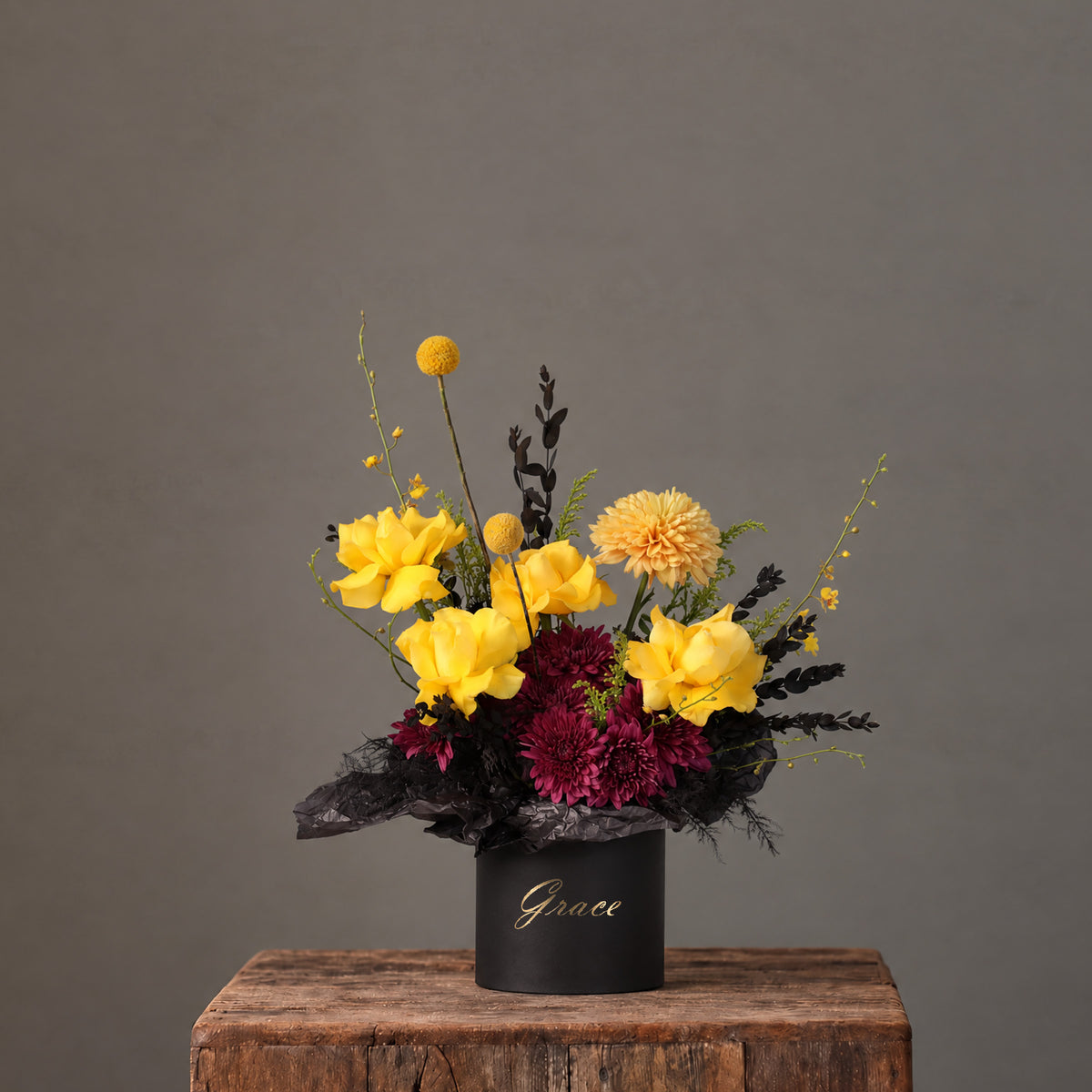 Gold Rush in Box - Grace Flowers