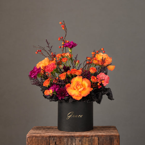 Pumpkin in Box - Grace Flowers