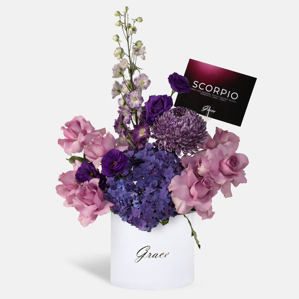 Scorpio - Velvet in Box - Grace Flowers
