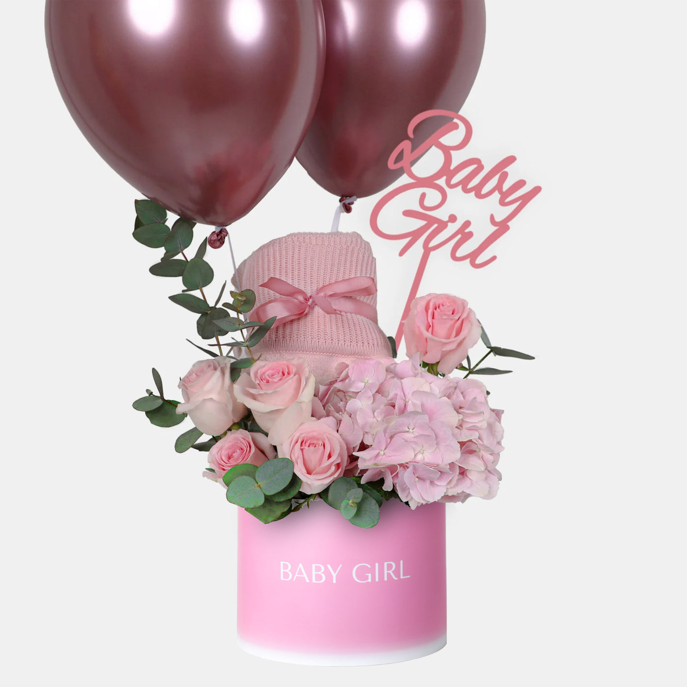 Baby Girl (Elli Junior Baby Blanket & Balloons)