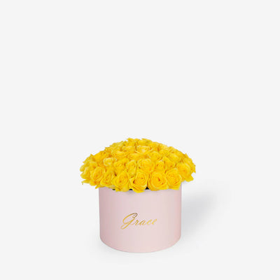 Yellow Roses in Box
