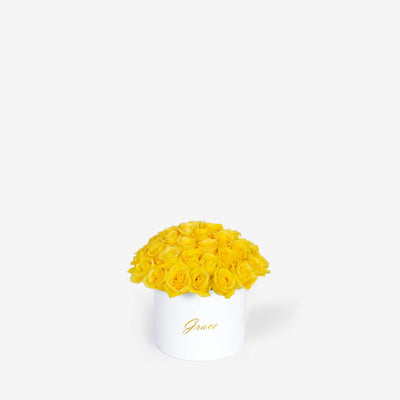 Yellow Roses in Box