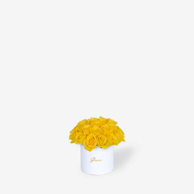 Yellow Roses in Box