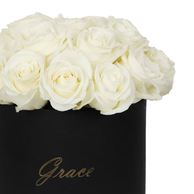 White Roses in Box